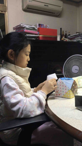 陳映慈 - 製作截半立方體
