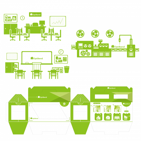日青 - 【Optibend】
樣本展示盒設計