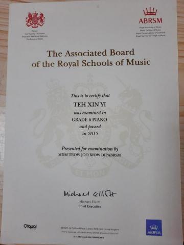 Trista - ABRSM Grade 6 Piano