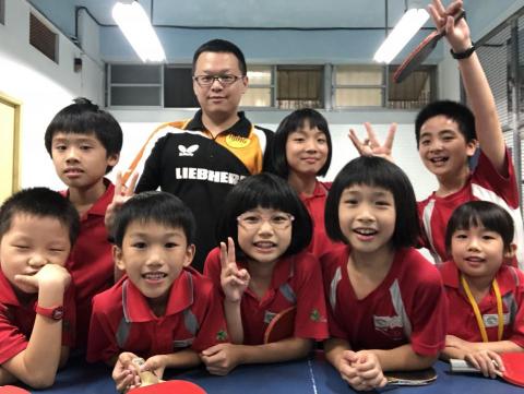 陳致浩桌球教練 - 景美溪口國小課後桌球社團