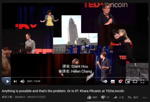Grant Hou - TED演講翻譯-一切皆有可能，這就是問題所在，但真的嗎