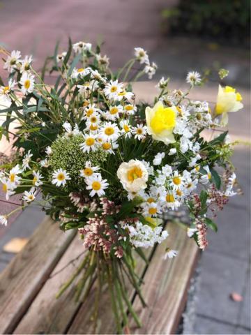 拾空花藝 - 法式田園自然風格花束