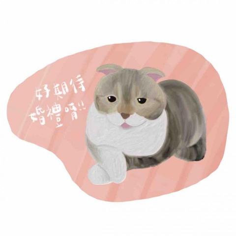 林以桑 - 電繪-寵物杯墊設計