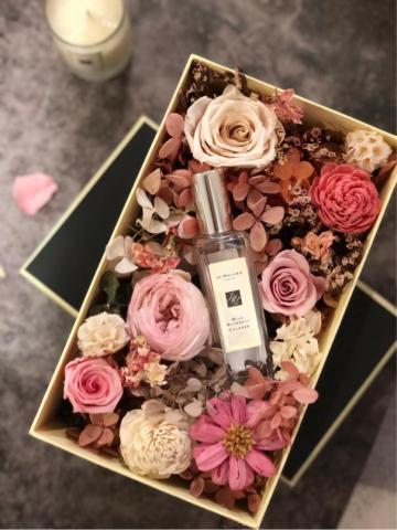 拾空花藝 - 不凋花「花盒系列-粉紅櫻花?」