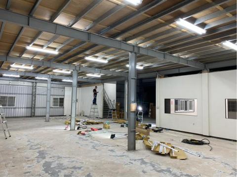 田業水電 - 工廠燈具配置