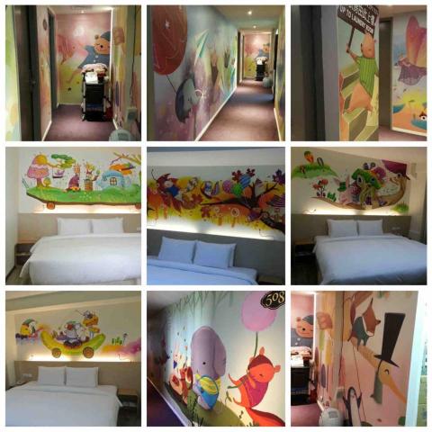 CHUCHUWOW - 旅店房間、走廊插畫創作