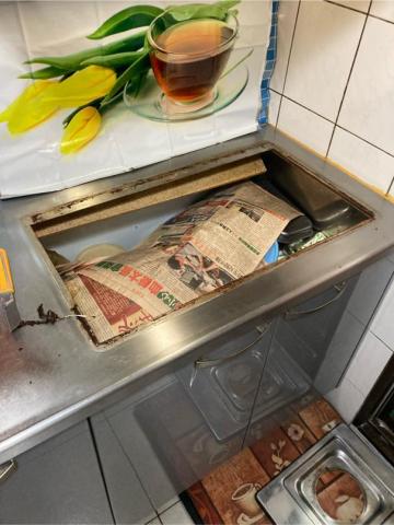 黃鴻哲 - 瓦斯爐施工前