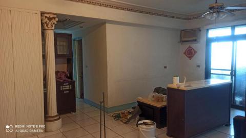 飛-木作油漆 - 油漆前-客廳