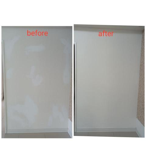 內湖油漆工作室 - 內湖小豪宅牆面補救 內湖油漆工作室 - 內湖小豪宅牆面補救