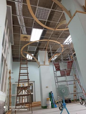 飛-木作油漆 - 施工前-圖書館