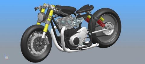 KanA - 機車改裝整車外觀設計(引擎部分主要除外)