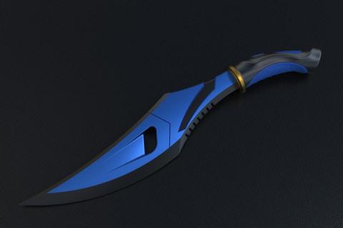 KanA - 概念柴刀外型設計建模與渲染