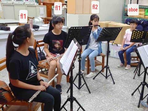 羽倩音樂工作室 - 學校管樂團長笛分部課