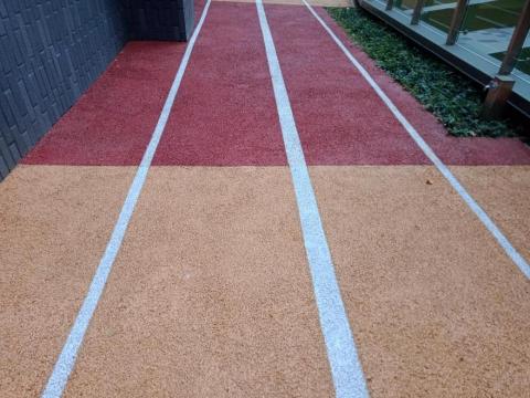 安弦工程行 - 雙色pu顆粒跑道工程 安弦工程行 - 雙色pu顆粒跑道工程