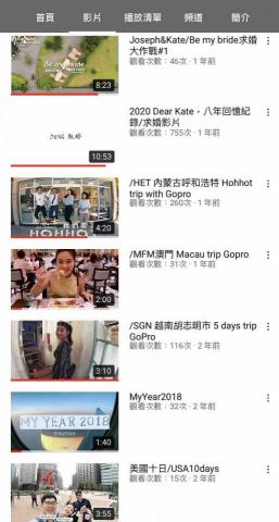 Joseph  - 旅遊生活影片