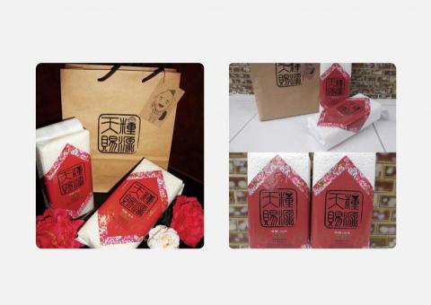 蘇菲呂 - 天賜糧緣 LOGO設計與包裝貼紙設計