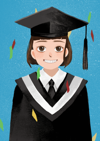 Guava - 個人畢業照插畫 Guava - 個人畢業照插畫