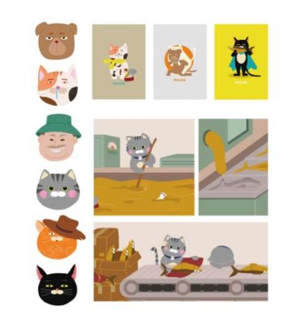 Guava - 貓咪與老闆角色設計 Guava - 貓咪與老闆角色設計