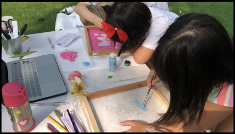 趙 - 規劃並執行美感教育教學（圖案創作到應用及絹印製作）