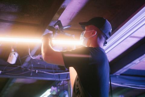 Ninja Film - 館長-惡名昭彰-保險套廣告-燈光助理工作照