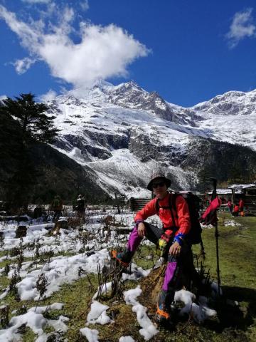 林必晟 - 登雲南雪山