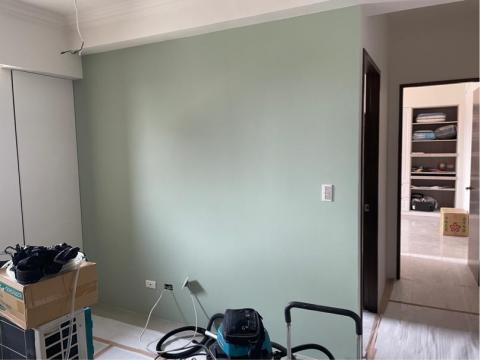 德豐室內裝修 - 調色漆牆面