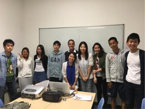 白紹廷 - 語言學校合照