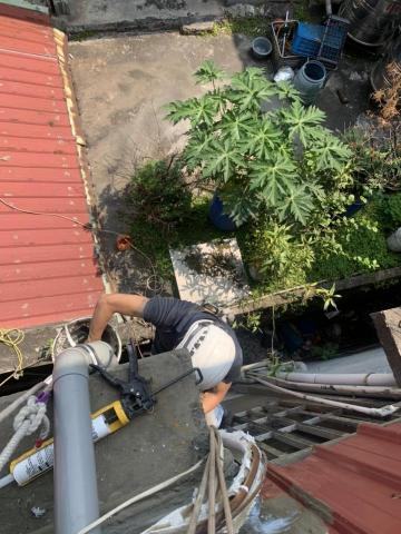家幸 - 外牆繩索配管