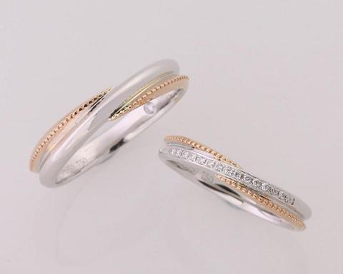 職人金研所 - 兩種材質 兩種顏色
組合在一起，更能表達出兩人的世界。