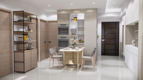 米亞室內/建築3D繪製 - 小住宅設計/渲染