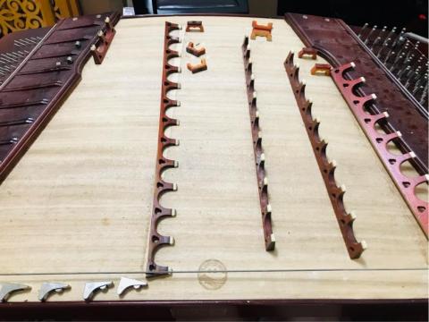 揚琴調音保養維修 - 整台換弦整理調音