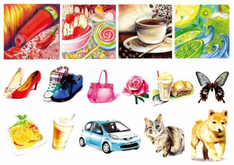 盈兒 - 一些色鉛筆素描練習 盈兒 - 一些色鉛筆素描練習