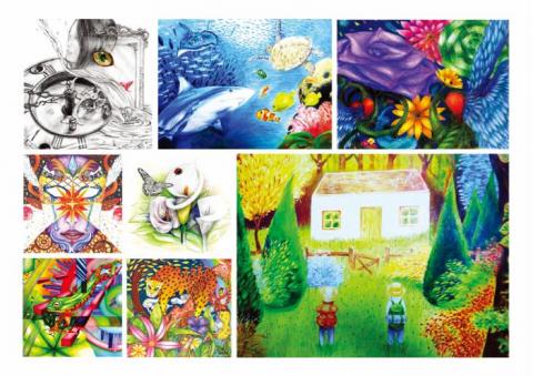 盈兒 - 一些麥克筆+色鉛筆練習 盈兒 - 一些麥克筆+色鉛筆練習