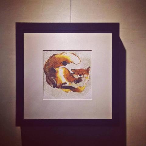 邱吉-插畫 - 手繪原稿
渲染水彩
動物插畫