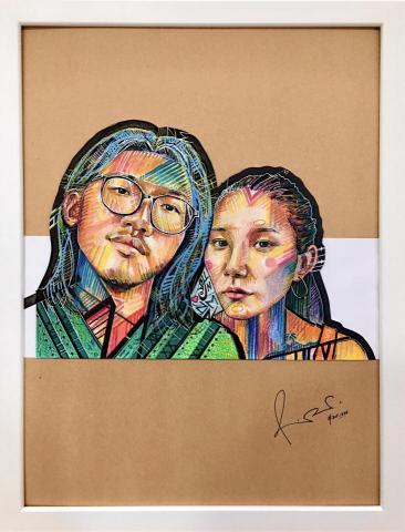 ROZI. S. - 複合媒材創意素描客製