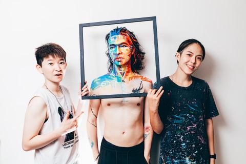 ROZI. S. - 撕背繡臉 X SPECIAL FACE
(壓克力人體彩繪）