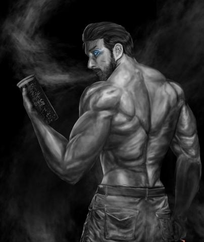 小狼繪 - 咖啡豆廣告
軟體:PS、CLIP