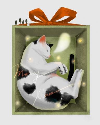 Han_插畫 - 可繪製客製化節慶卡片