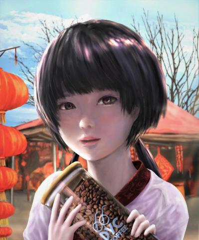 小狼繪 - 咖啡豆廣告
軟體:CLIP