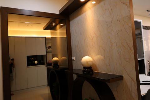 一岱設計有限公司 - 玄觀茶鏡狹小玄關空間無限遐思,空間加大是設計最大因素