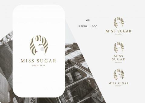 荼蘼映象行銷創意工作室 - 微甜小姐－LOGO與標準字設計