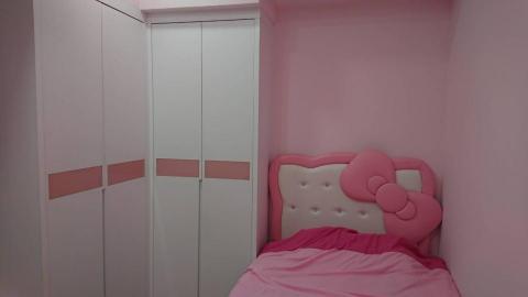 一岱設計有限公司 - 挾小空間特殊設計讓小女孩房間更夢幻