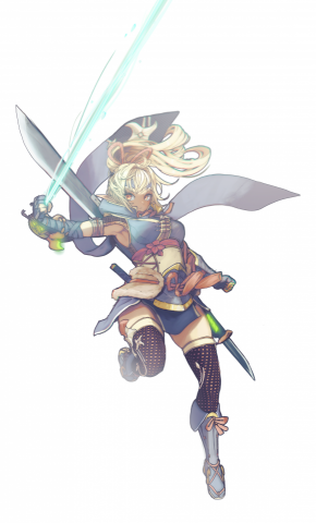 李泓樺 - 日系角色範例，厚塗。