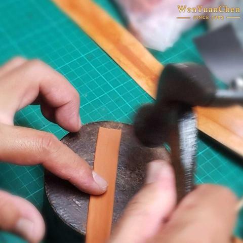 陳文遠精品包研所 - 折邊教學示範