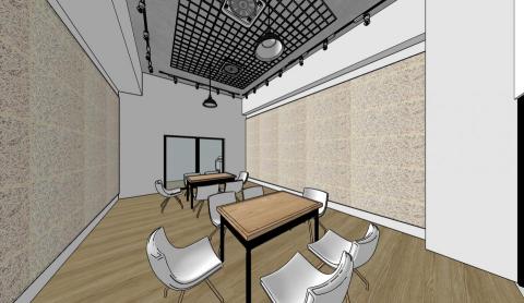 Emma - 多功能教室設計草圖
3D圖