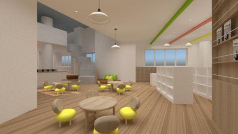 Emma - 兒童圖書室設計草圖
3D渲染圖