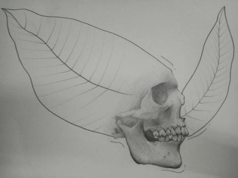 林沛君 - 寫實 異物結合 素描 速寫