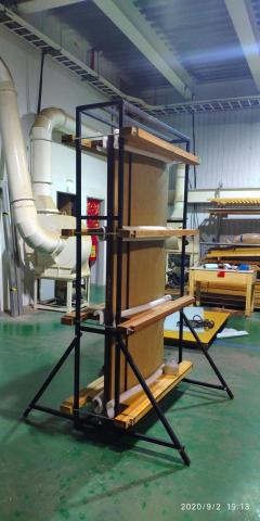 阿晉仔 - 150公斤防火門展示架設計、製造（包含考慮運送方式）