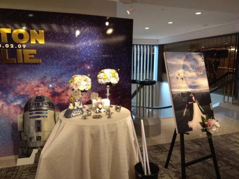 印無限廣告 - 婚禮背板-星際大戰