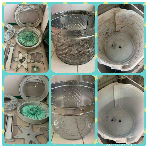 淨機職人 - 清潔前後對照